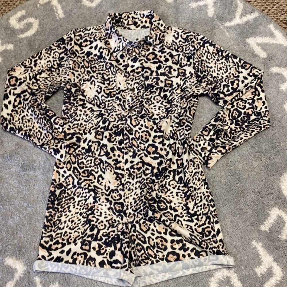 Leopard Print Jumpsuit - Picture 8 of 9
